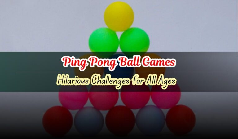 Ping Pong Ball Games Hilarious Challenges for All Ages