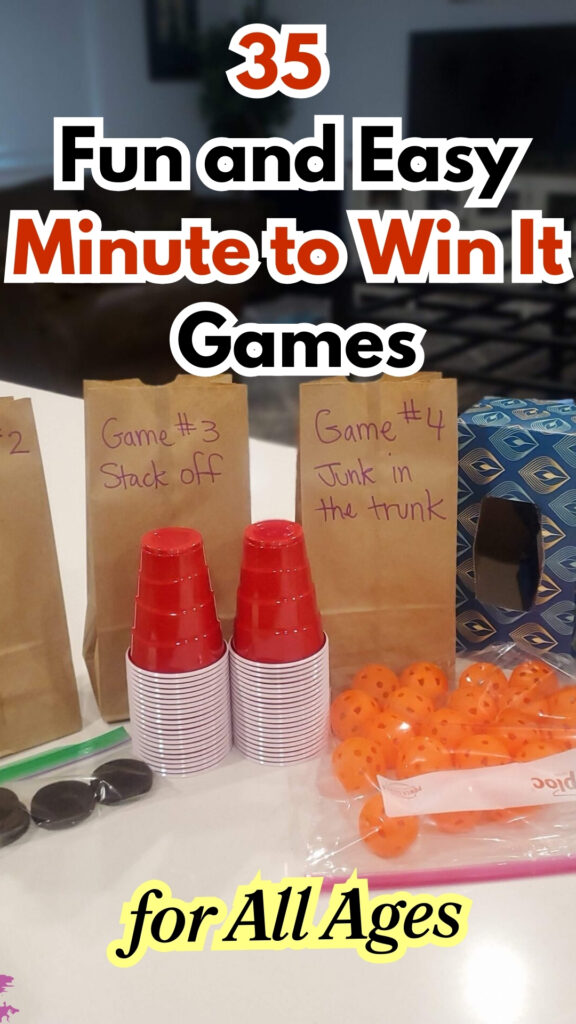 35 Fun and Easy Latest Minute to Win It Games for All Ages
