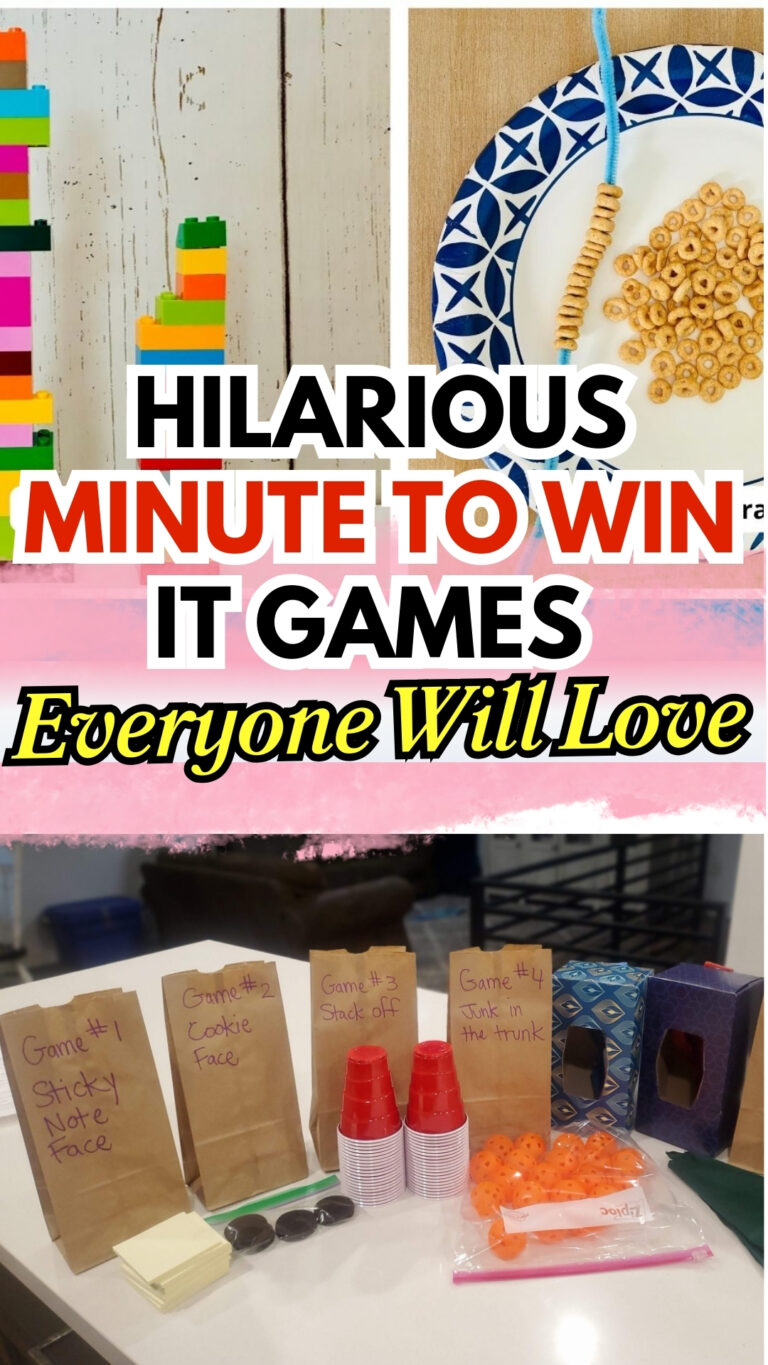Hilarious Minute to Win It Games to Try
