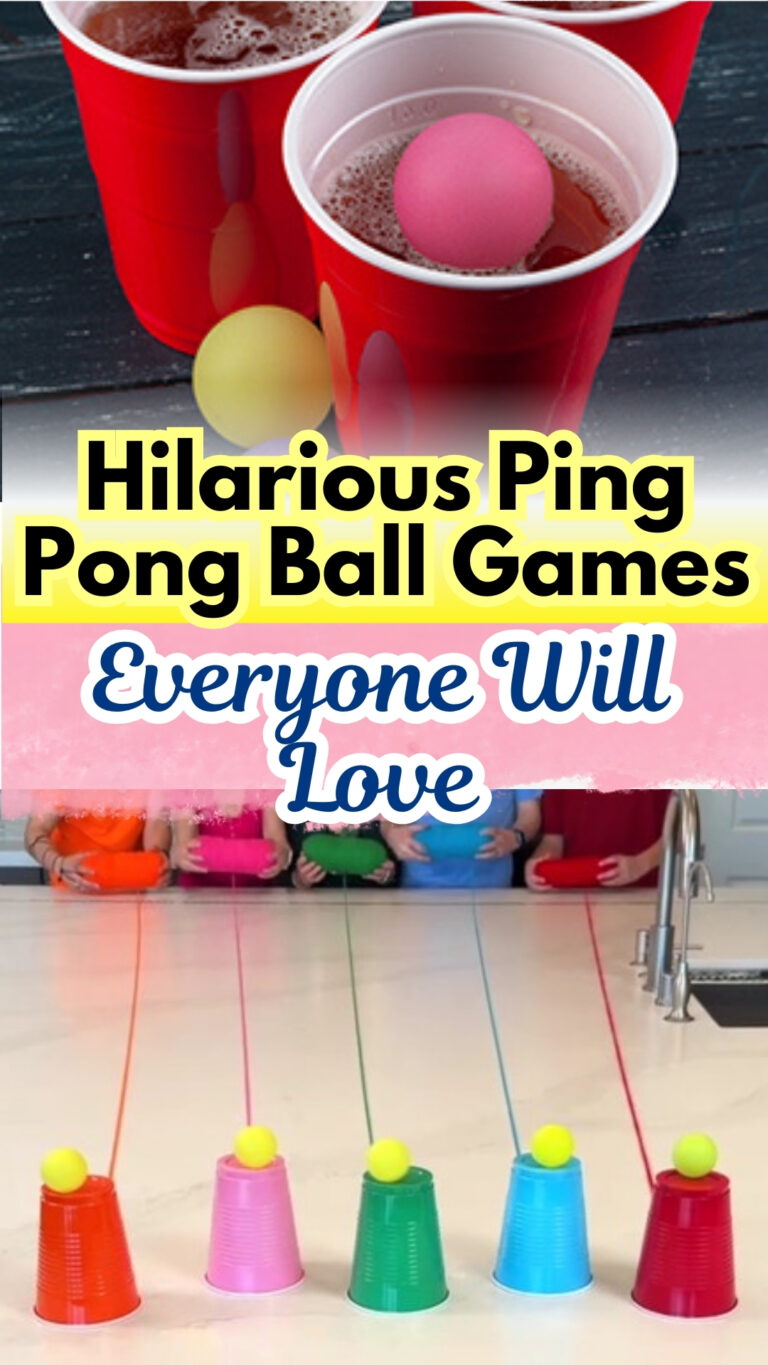 Ping Pong Ball Games_ 45 Hilarious Challenges for All Ages