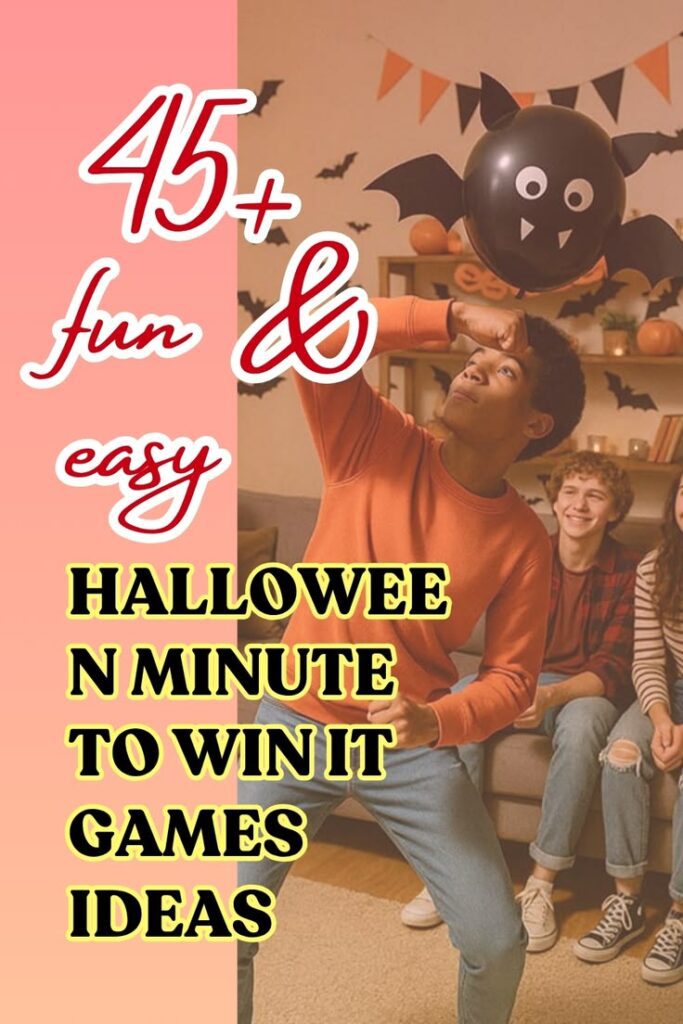 Easy Halloween Minute to Win It Games Ideas