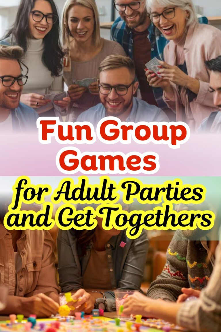 Fun Group Games for Adult Parties and Get Togethers